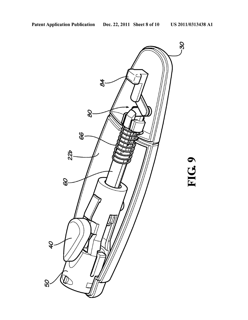 LANCING DEVICE WITH TETHERED DEPTH-CONTROL MECHANISM - diagram, schematic, and image 09