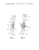 BONE ANCHOR COMPRISING A SHAPE MEMORY ELEMENT AND UTILIZING TEMPERATURE     TRANSITION TO SECURE THE BONE ANCHOR IN BONE diagram and image