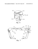 Lock and release mechanism for a sternal clamp diagram and image