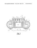 REMOTE CONTROL SYSTEM HAVING A TOUCHSCREEN FOR CONTROLLING A RAILWAY     VEHICLE diagram and image