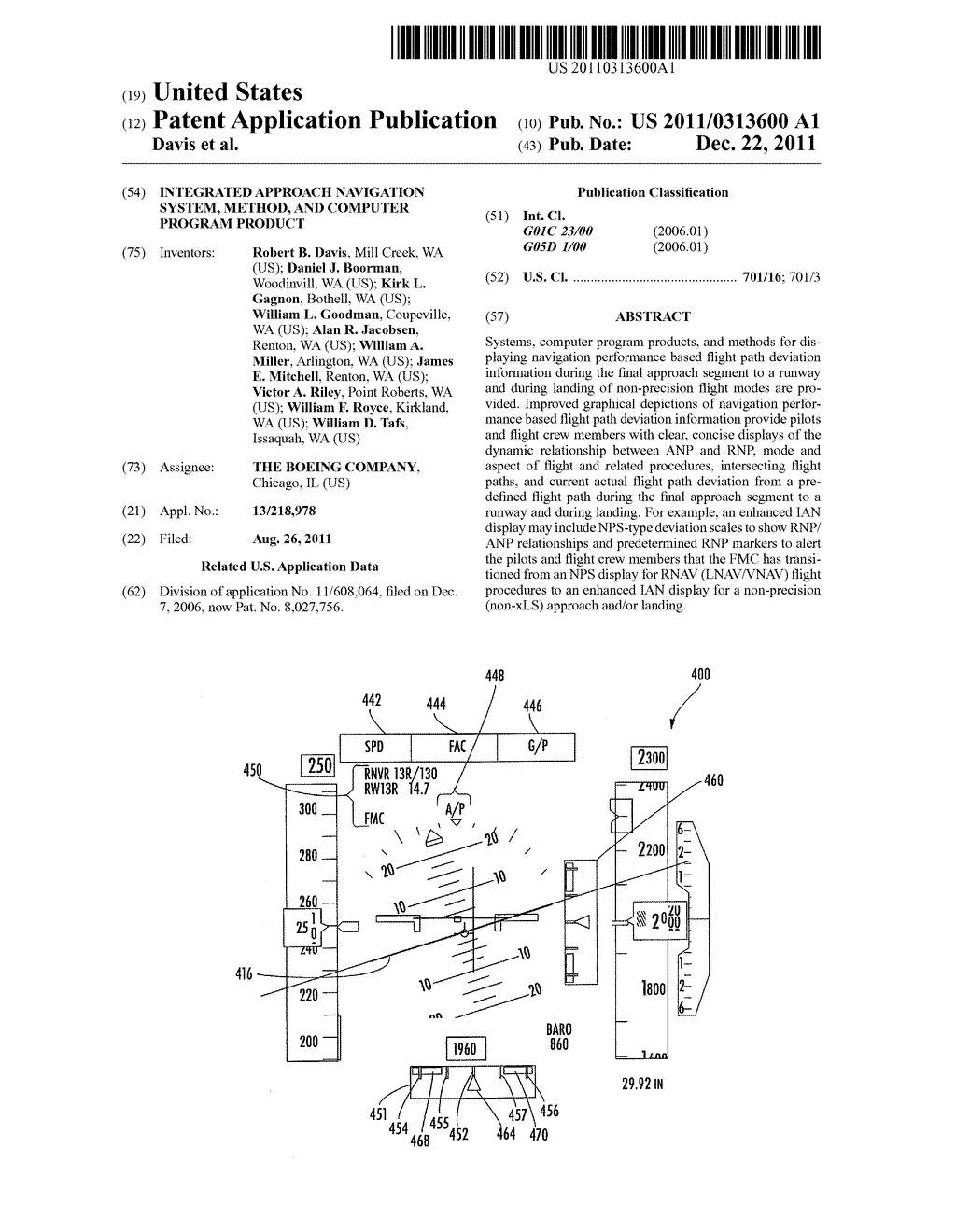 INTEGRATED APPROACH NAVIGATION SYSTEM, METHOD, AND COMPUTER PROGRAM     PRODUCT - diagram, schematic, and image 01