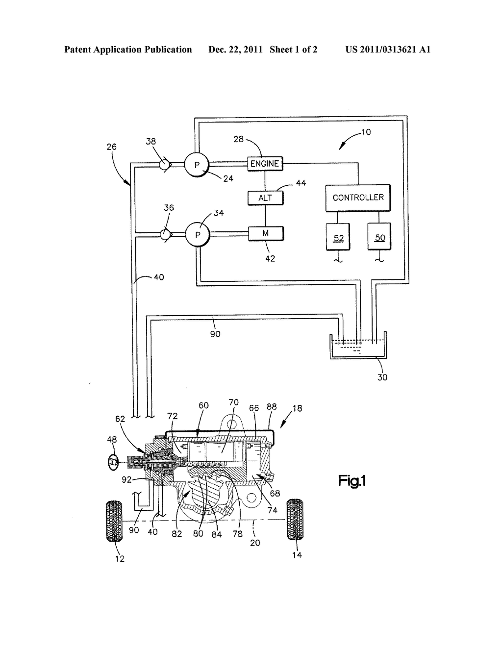 POWER STEERING APPARATUS AND METHOD - diagram, schematic, and image 02