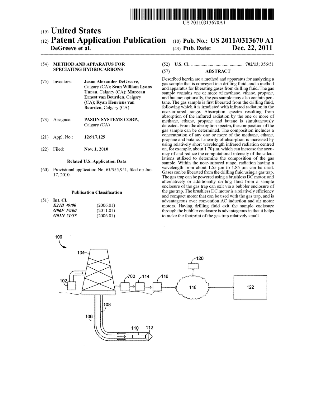 METHOD AND APPARATUS FOR SPECIATING HYDROCARBONS - diagram, schematic, and image 01