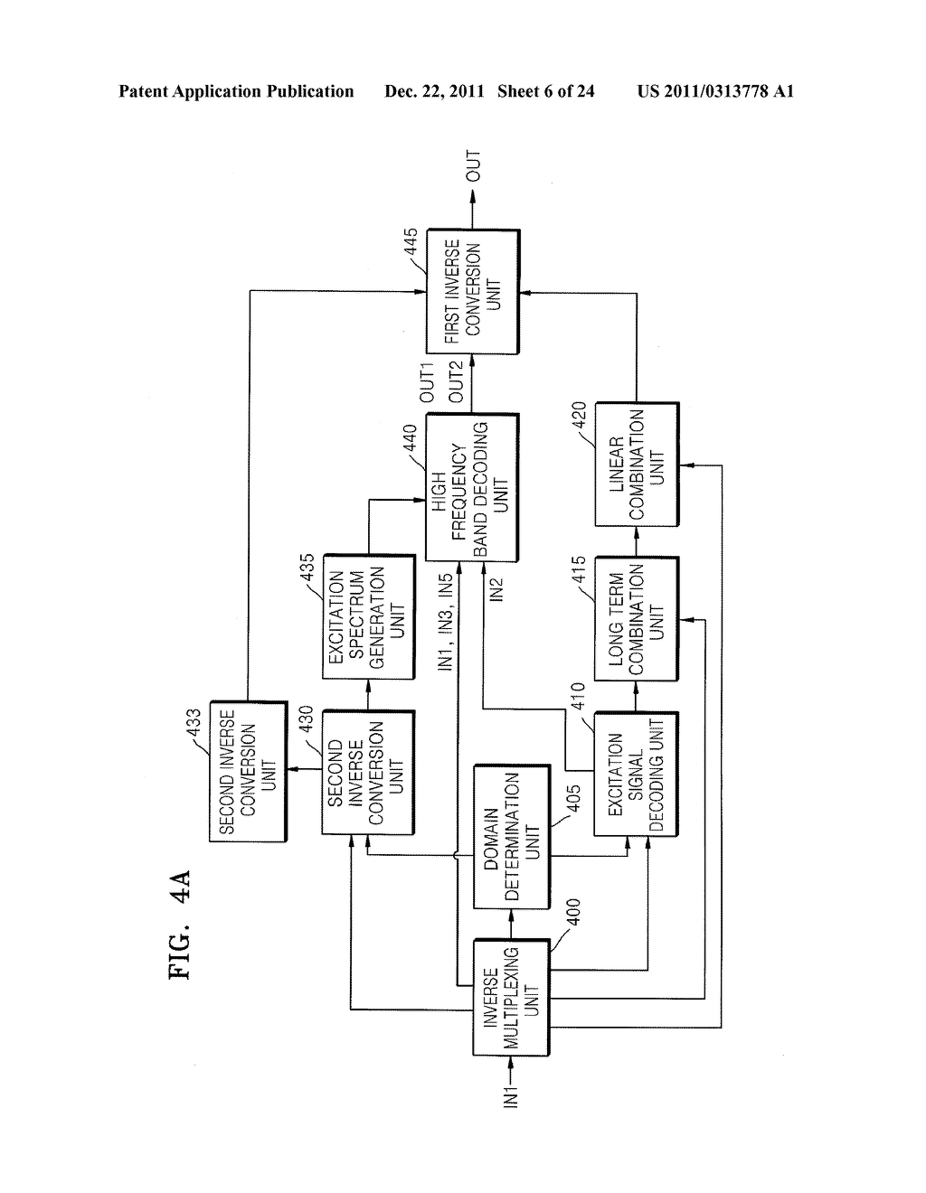 METHOD AND APPARATUS FOR ADAPTIVELY ENCODING AND DECODING HIGH FREQUENCY     BAND - diagram, schematic, and image 07