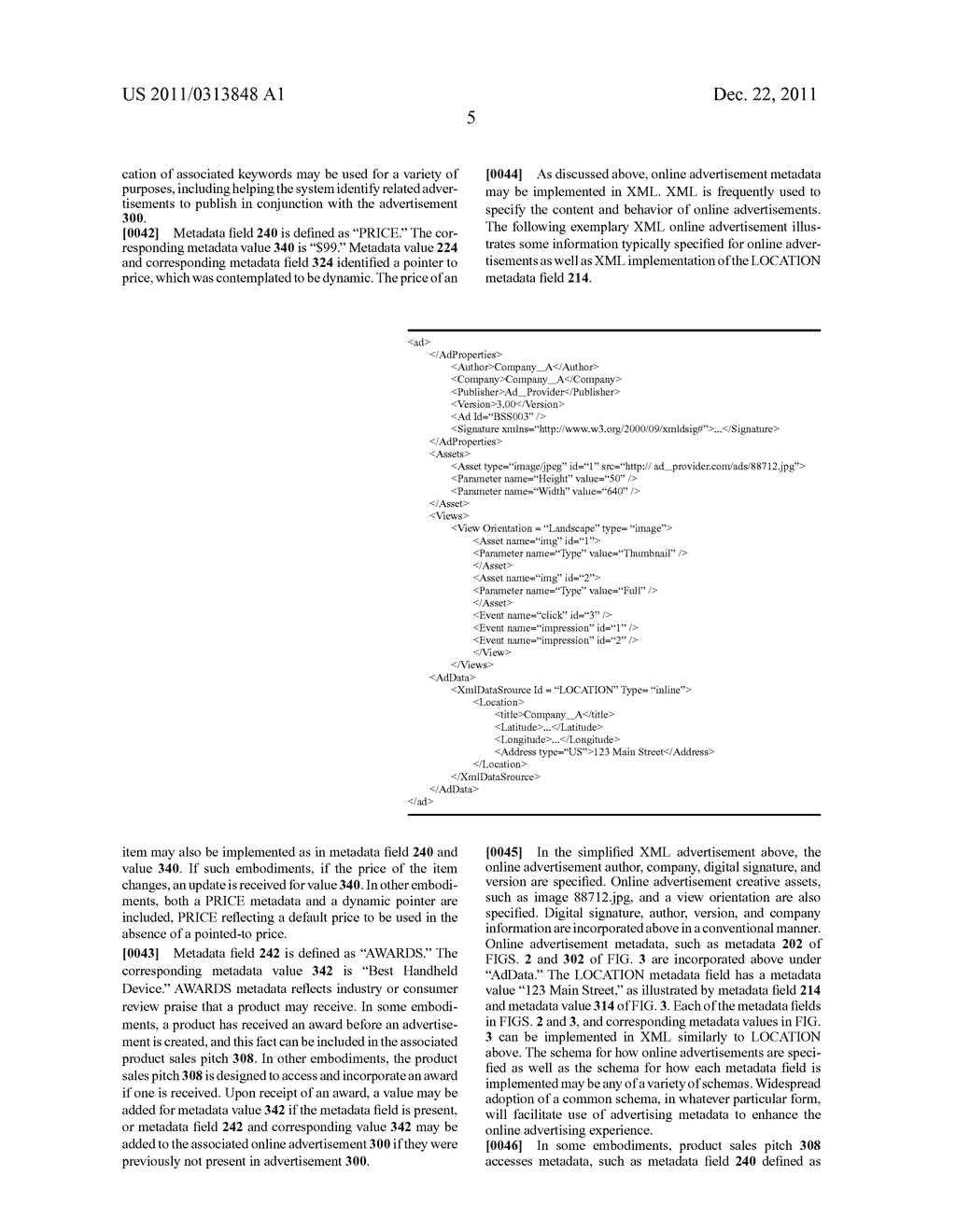 METADATA-ENABLED DYNAMIC UPDATES OF ONLINE ADVERTISEMENTS - diagram, schematic, and image 13