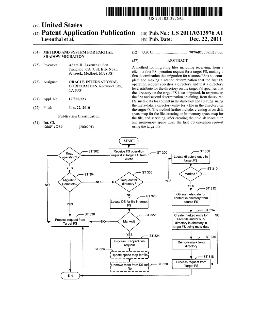 METHOD AND SYSTEM FOR PARTIAL SHADOW MIGRATION - diagram, schematic, and image 01