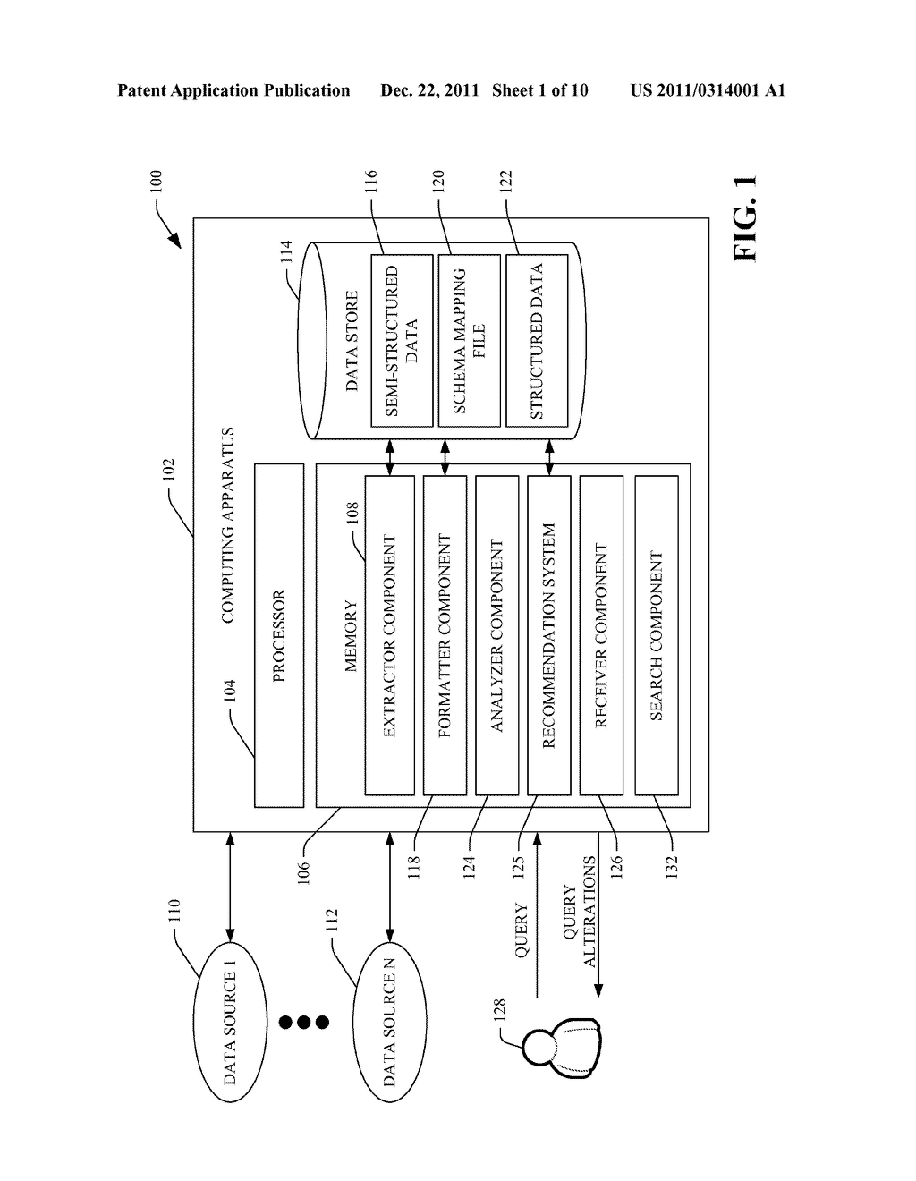 PERFORMING QUERY EXPANSION BASED UPON STATISTICAL ANALYSIS OF STRUCTURED     DATA - diagram, schematic, and image 02