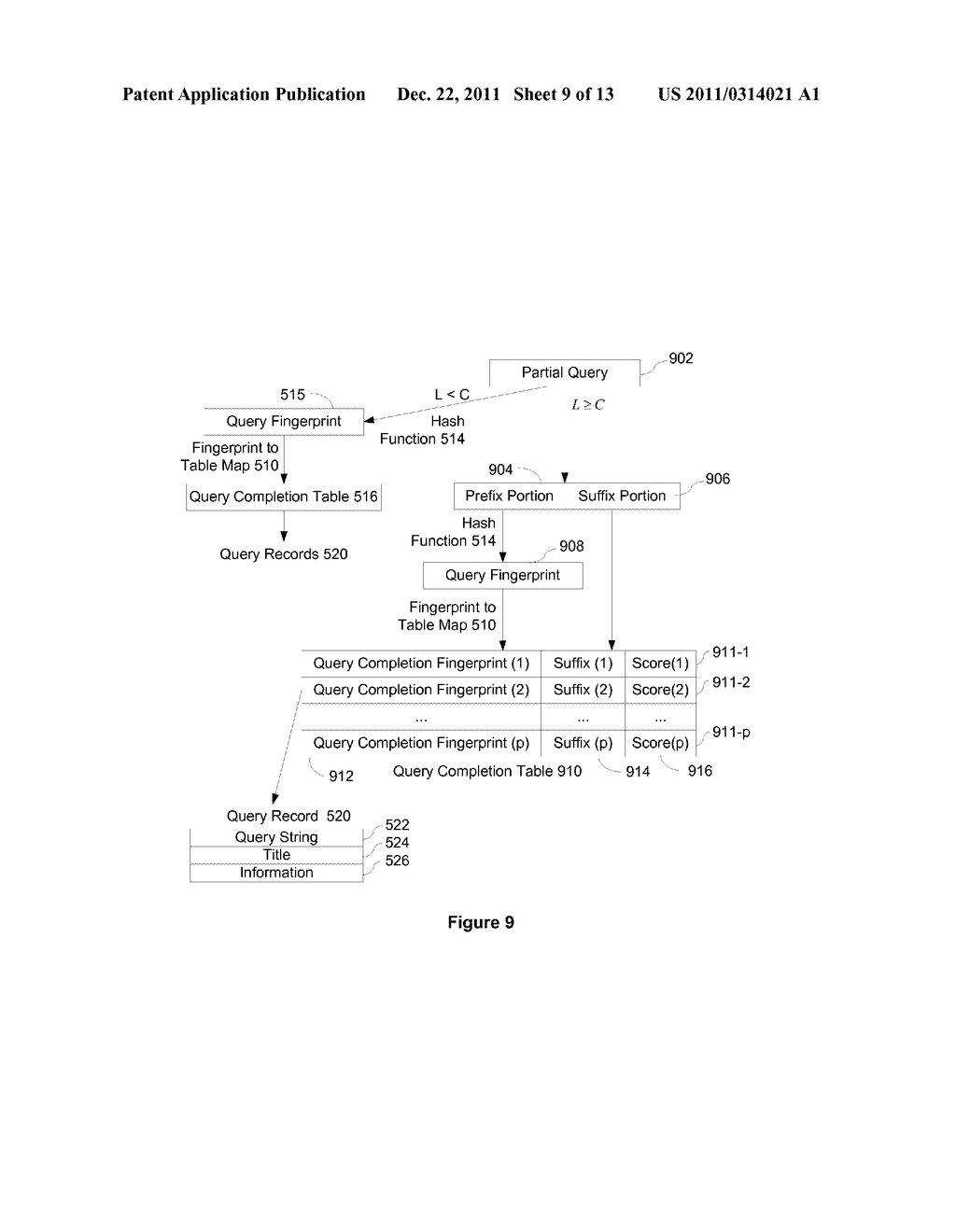 Displaying Autocompletion of Partial Search Query with Predicted Search     Results - diagram, schematic, and image 10