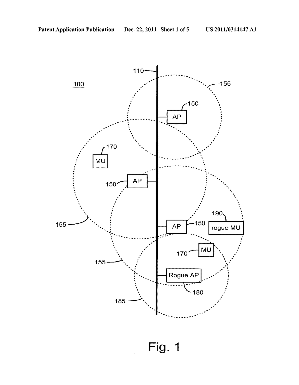 SYSTEM AND METHOD FOR DETECTING UNAUTHORIZED WIRELESS ACCESS POINTS - diagram, schematic, and image 02