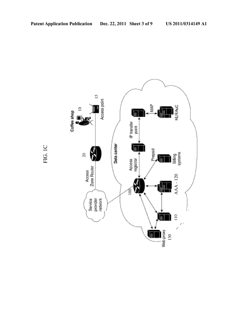 Method and Apparatus for Managing Proxy and Non-Proxy Requests In A     Telecommunications Network - diagram, schematic, and image 04