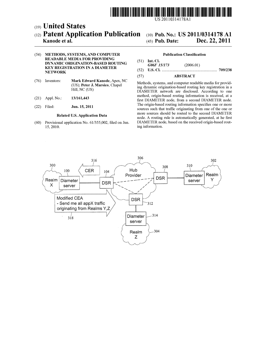 METHODS, SYSTEMS, AND COMPUTER READABLE MEDIA FOR PROVIDING DYNAMIC     ORIGINATION-BASED ROUTING KEY REGISTRATION IN A DIAMETER NETWORK - diagram, schematic, and image 01