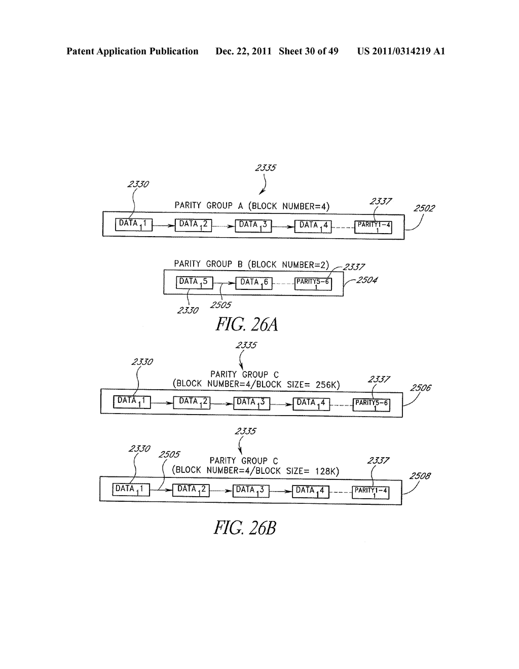 SYSTEMS ANDMETHOD FOR STORING PARITY GROUPS - diagram, schematic, and image 31