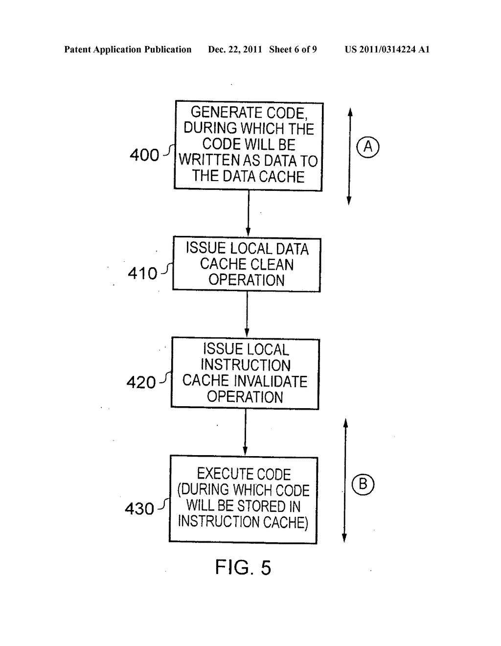 Apparatus and method for handling access operations issued to local cache     structures within a data processing apparatus - diagram, schematic, and image 07