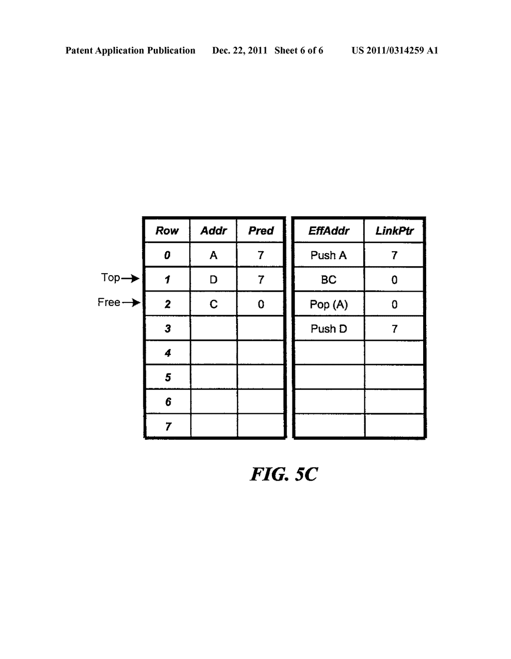 OPERATING A STACK OF INFORMATION IN AN INFORMATION HANDLING SYSTEM - diagram, schematic, and image 07