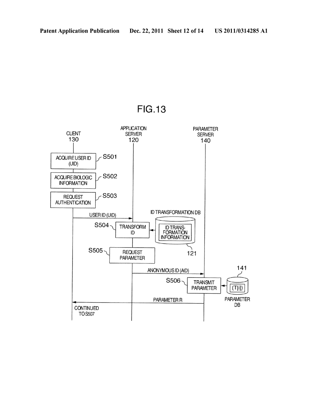 REGISTRATION METHOD OF BIOLOGIC INFORMATION, APPLICATION METHOD OF USING     TEMPLATE AND AUTHENTICATION METHOD IN BIOMETRIC AUTHENTICATION - diagram, schematic, and image 13