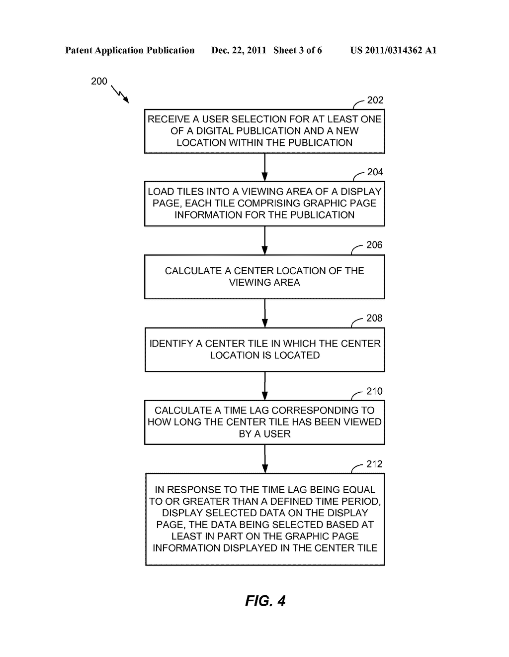 System and Method for Displaying Relevant Data in Relation to Tiled     Document Images - diagram, schematic, and image 04