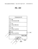 MOBILE TERMINAL AND METHOD OF CONTROLLING COMMUNICATION DATA TRANSMISSION     AND COMMUNICATION LIST DISPLAY THEREIN diagram and image