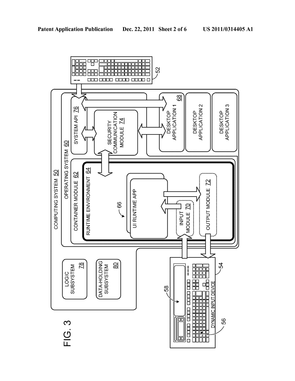 CONTEXTUAL CONTROL OF DYNAMIC INPUT DEVICE - diagram, schematic, and image 03