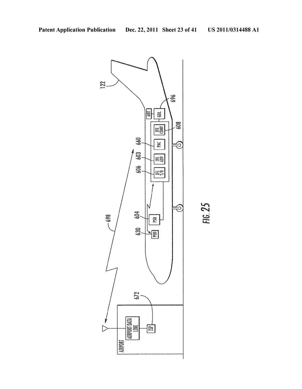 AIRCRAFT IFE SYSTEM INTERFACING WITH A PERSONAL ELECTRONIC DEVICE (PED)     FOR REDEEMING AN IN-FLIGHT COUPON AND ASSOCIATED METHODS - diagram, schematic, and image 24