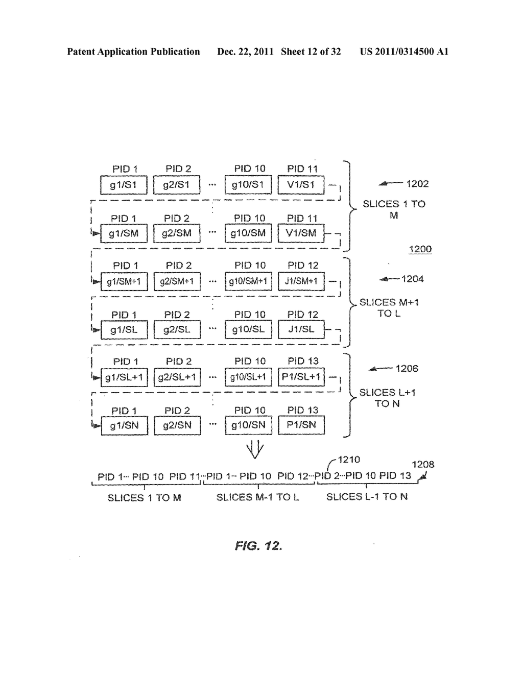 Method and System for Providing a Program Guide and Multiple Video Streams     Using Slice-Based Encoding - diagram, schematic, and image 13