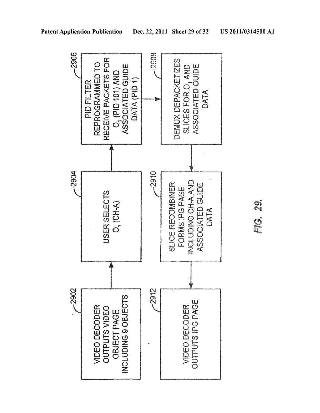 Method and System for Providing a Program Guide and Multiple Video Streams     Using Slice-Based Encoding - diagram, schematic, and image 30
