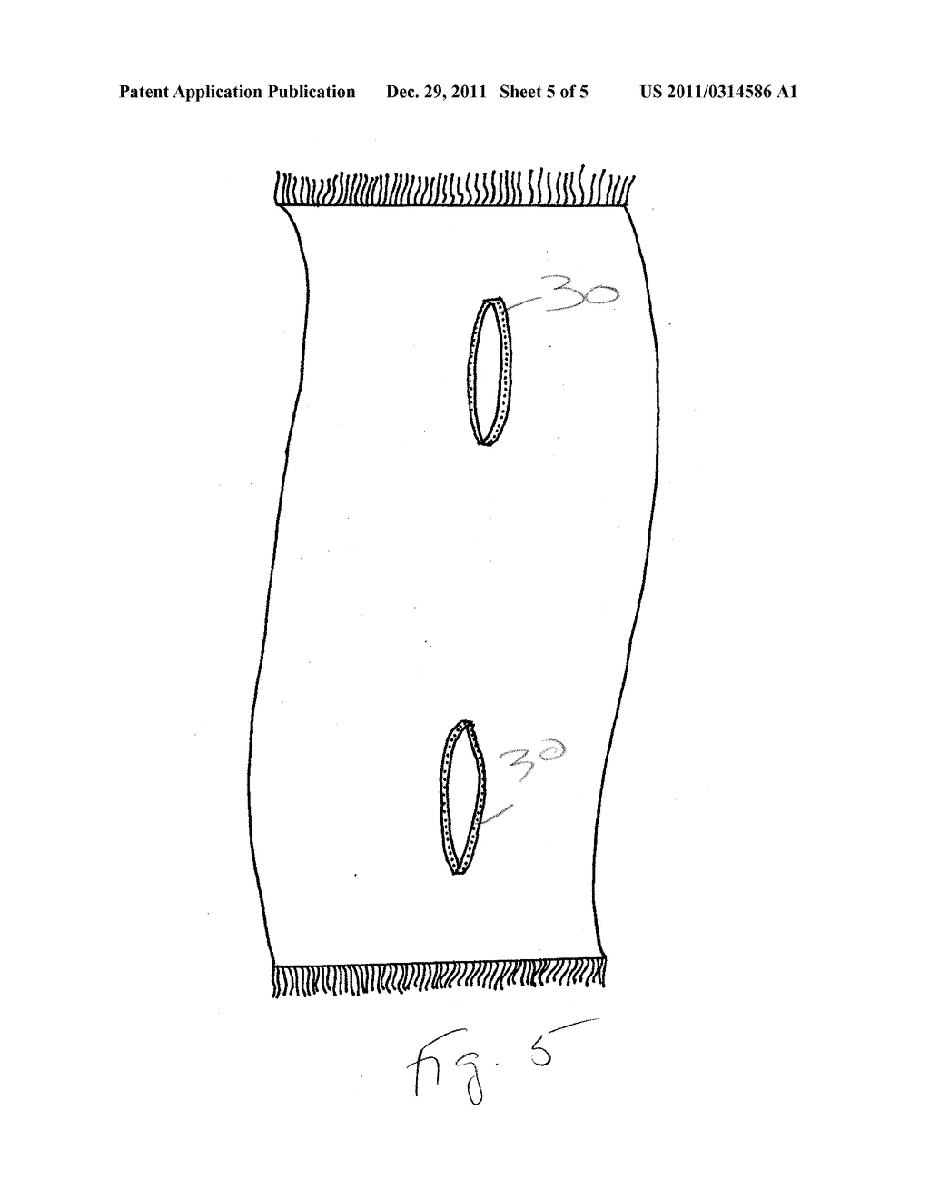 HANDS FREE SHAWL AND METHOD OF USING - diagram, schematic, and image 06