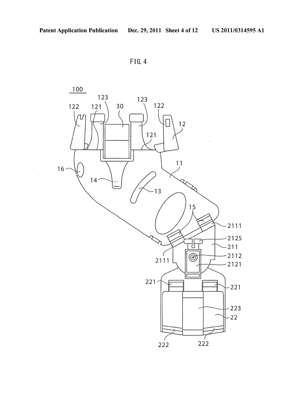 WORK-MASK WEARING DEVICE AND HELMET USING THE SAME - diagram, schematic, and image 05