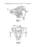 CLIPS FOR FASTENING ACCESSORIES TO VEHICLE PANELS diagram and image