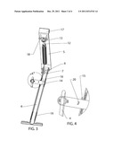 Locking Jack for a Window Well Cover diagram and image