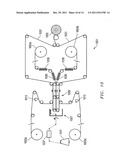 Elastic composite for a disposable absorbent garment, and a system and     process for making the elastic composite and a garment having the elastic     composite diagram and image