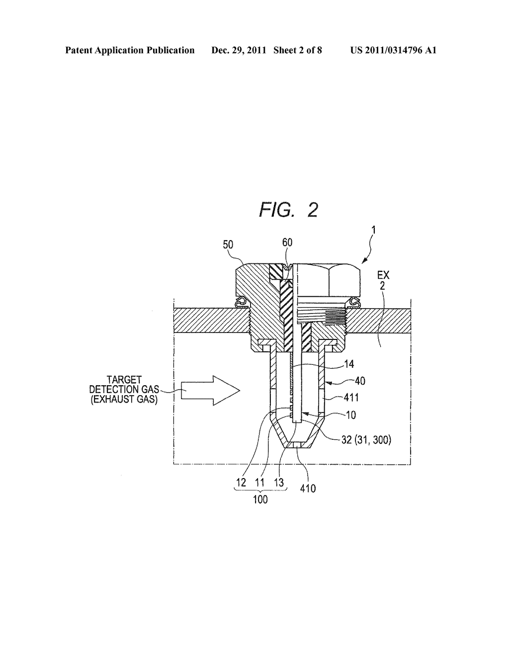 PARTICULATE MATTER DETECTION SENSOR AND CONTROL DEVICE OF CONTROLLING THE     SAME - diagram, schematic, and image 03