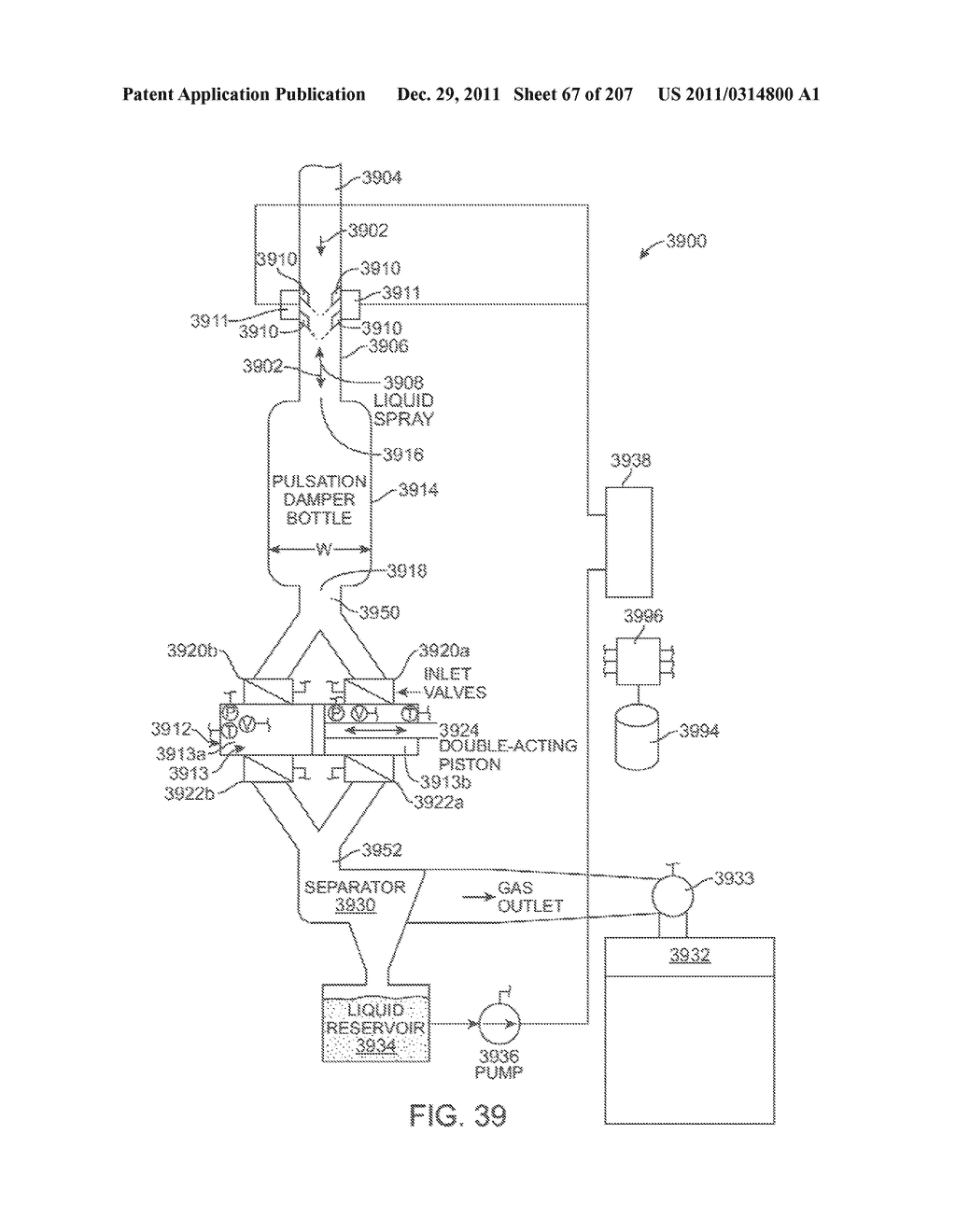 COMPRESSED AIR ENERGY STORAGE SYSTEM UTILIZING TWO-PHASE FLOW TO     FACILITATE HEAT EXCHANGE - diagram, schematic, and image 68