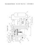 COMPRESSED AIR ENERGY STORAGE SYSTEM UTILIZING TWO-PHASE FLOW TO     FACILITATE HEAT EXCHANGE diagram and image