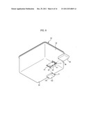 Storage container with sensor device and refrigerator having the same diagram and image