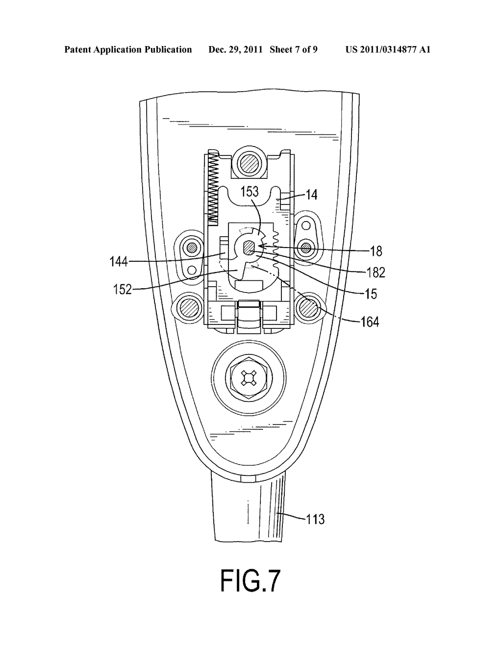 Locking Assembly for a Door - diagram, schematic, and image 08