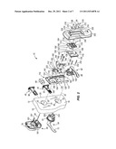 COMBINATION DOOR LATCH AND DEADBOLT ASSEMBLY diagram and image