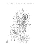 TWIN-CLUTCH TYPE TRANSMISSION UNIT FOR ENGINE, AND MOTORCYCLE     INCORPORATING THE SAME diagram and image