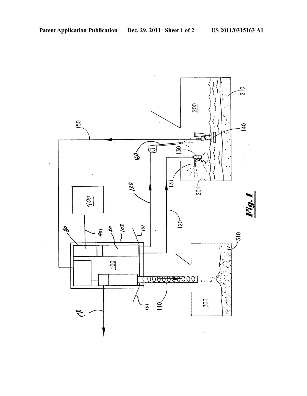 Limited space separation and cleaning system and method - diagram, schematic, and image 02