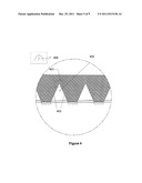 SOLAR CELL STRUCTURE INCLUDING A PLURALITY OF CONCENTRATOR ELEMENTS WITH A     NOTCH DESIGN AND PREDETERMINED RADII AND METHOD diagram and image