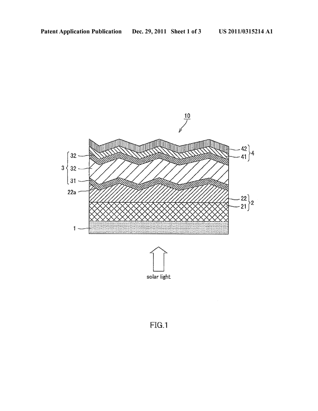 TRANSPARENT ELECTRICALLY CONDUCTIVE SUBSTRATE CARRYING THEREON A SURFACE     ELECTRODE, A MANUFACTURING METHOD THEREFOR, A THIN-FILM SOLAR CELL AND A     MANUFACTURING METHOD THEREFOR - diagram, schematic, and image 02