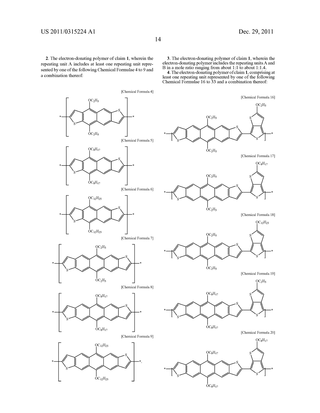 Electron Donating Polymer And Organic Solar Cell Including The Same - diagram, schematic, and image 19