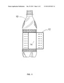 BEVERAGE PACKAGING LABELS MADE OF RESIN BLENDS THAT PROVIDE ENHANCED GAS     BARRIER PROPERTIES AND RELATED METHODS diagram and image