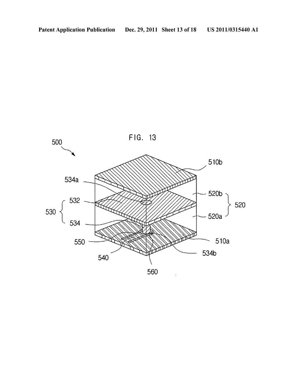 Electromagnetic bandgap structure and printed circuit board - diagram, schematic, and image 14