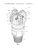 CUTTING ELEMENTS FOR EARTH-BORING TOOLS, EARTH-BORING TOOLS INCLUDING SUCH     CUTTING ELEMENTS, AND METHODS OF FORMING CUTTING ELEMENTS FOR     EARTH-BORING TOOLS diagram and image