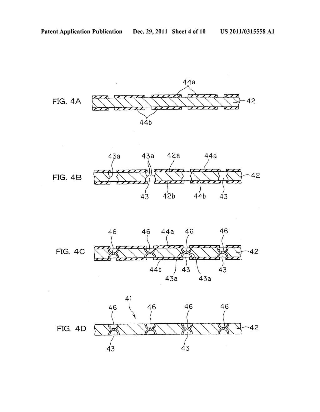 THIN FILM SUPPORT SUBSTRATE FOR USE IN HYDROGEN PRODUCTION FILTER AND     PRODUCTION METHOD OF HYDROGEN PRODUCTION FILTER - diagram, schematic, and image 05