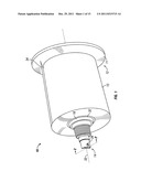 Combined Toilet paper and fluid dispenser diagram and image