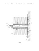 Combined Toilet paper and fluid dispenser diagram and image