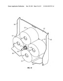 Combined Toilet paper and fluid dispenser diagram and image