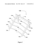 System for hanging and storing x-ray lead aprons diagram and image