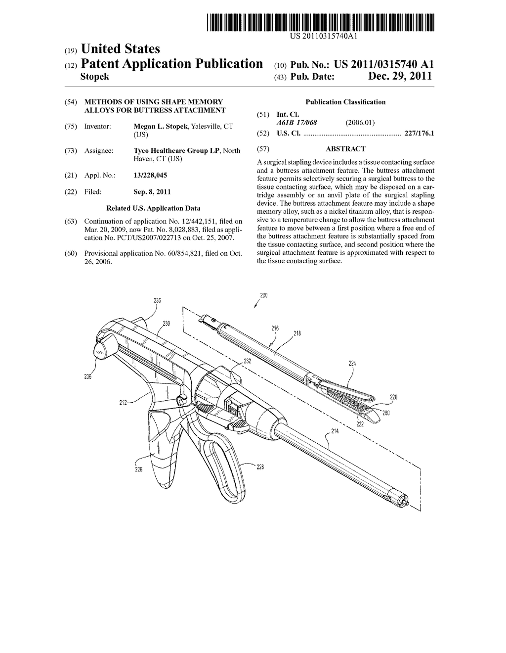 Methods of Using Shape Memory Alloys for Buttress Attachment - diagram, schematic, and image 01